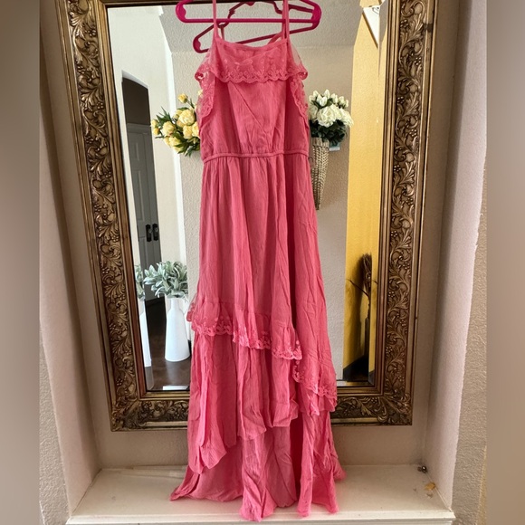 Blush Pink Maxi Dress - Picture 3 of 9